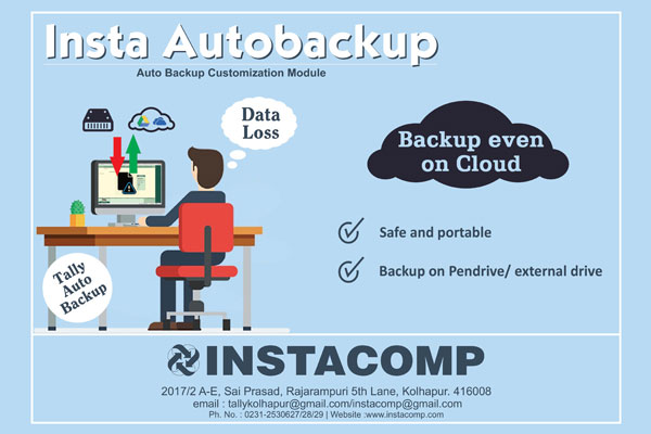 Instacomp Tally Customized Solution,Kolhapur